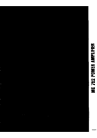 McIntosh MC-752 - Owners manual